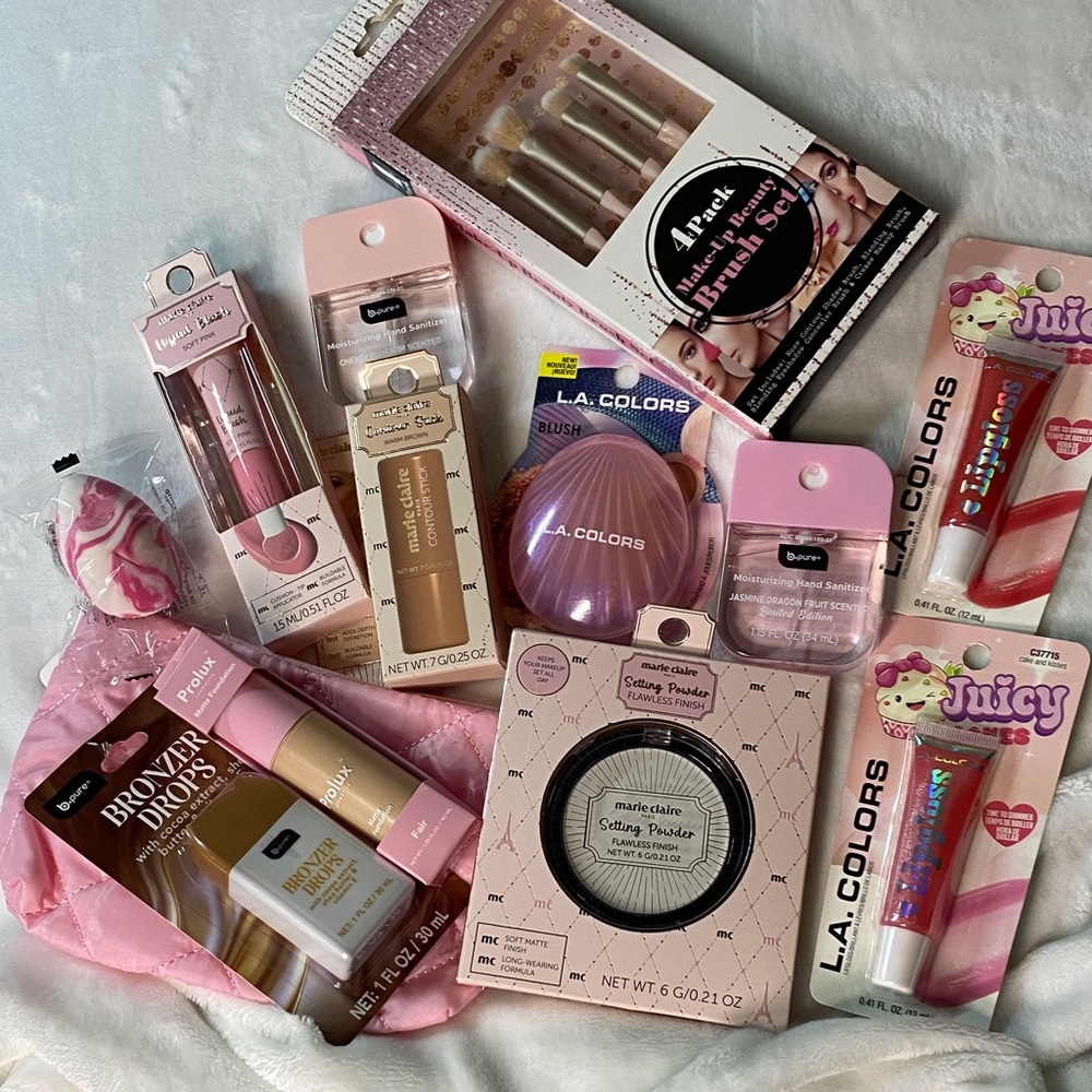 Dollar Tree Viral Makeup Bundle - 13 piece lot - various brands